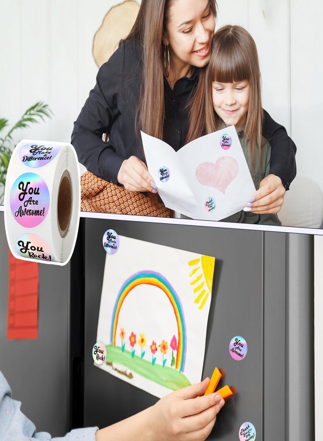 Tedux 1000 Pcs 1 Inch Motivational Stickers, Good Job Sticker in 4 Designs Styles, Reward Stickers for Kids Students Graduation Nurse - Image 4